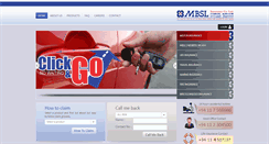 Desktop Screenshot of mbslinsurance.lk